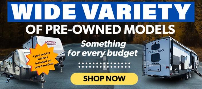 PRE-OWNED RV CLEARANCE!